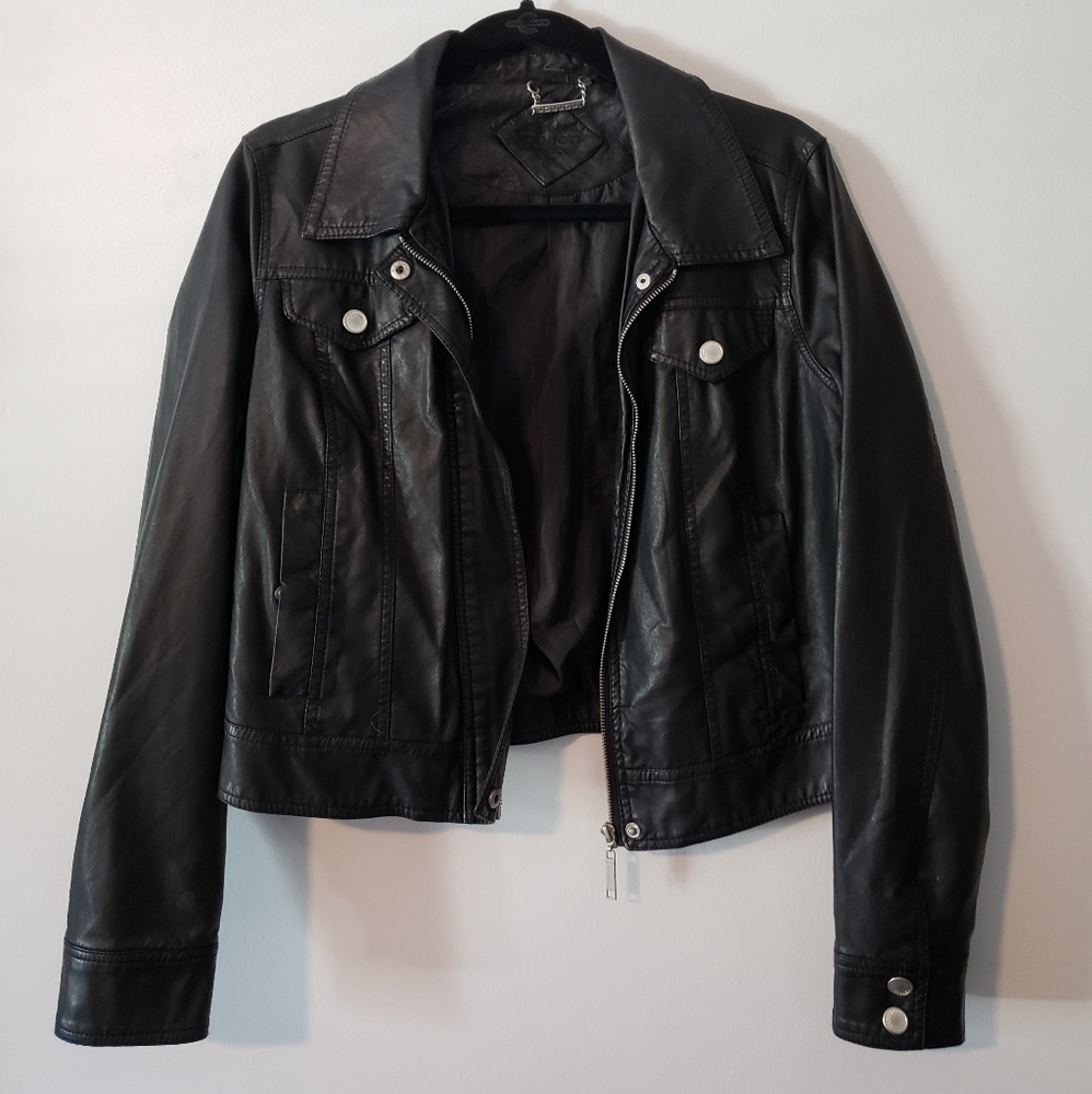 Joujou Faux Leather Jacket